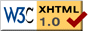 Valid XHTML 1.0! 